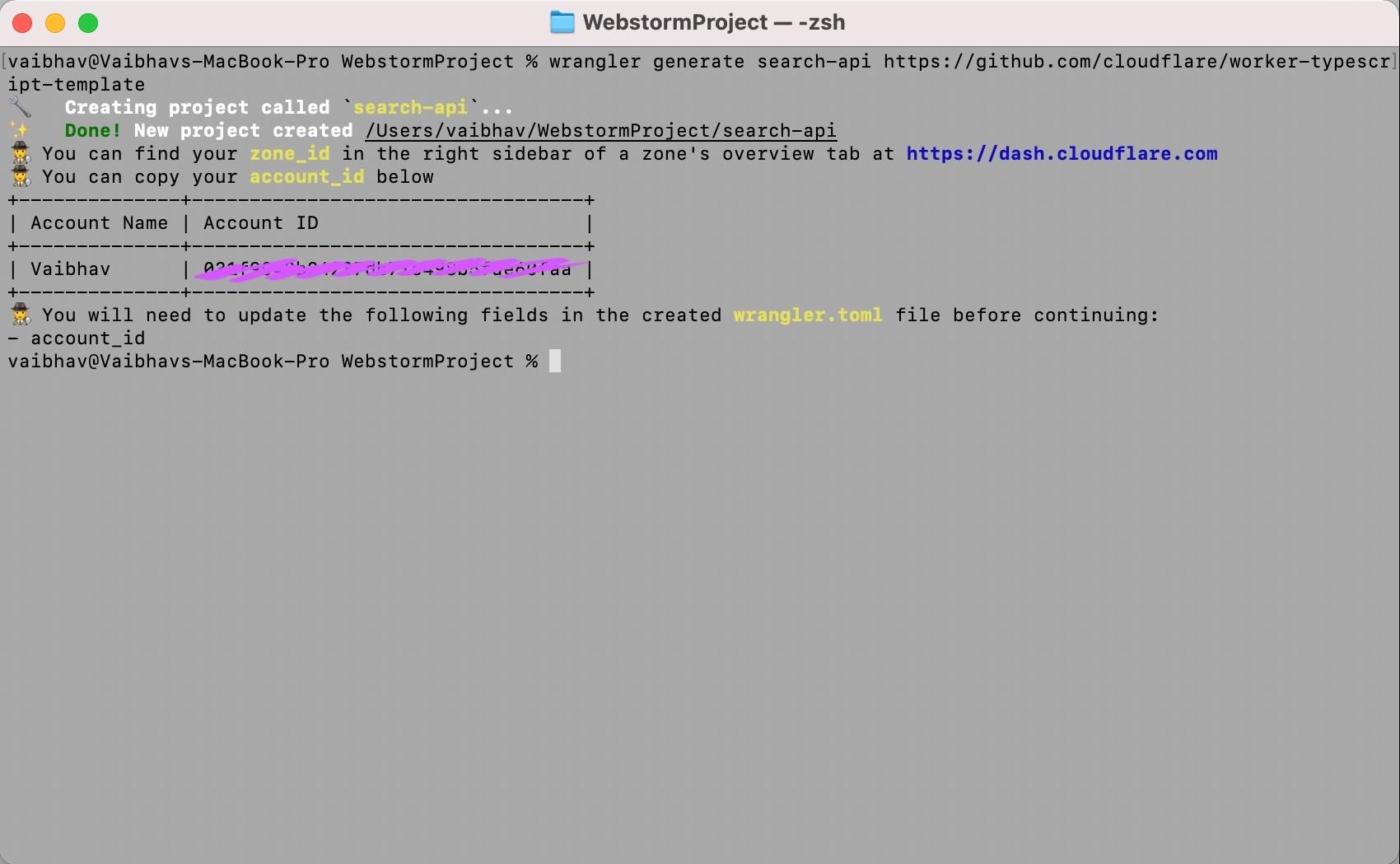 wrangler-generate-template wrangler-generate-template